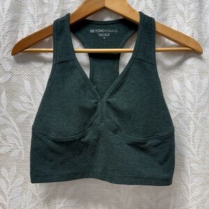 Beyond Yoga Deep Teal Sports Bra